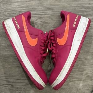 Nike Air Force 1 Low LV8 World Tour  Fireberry Men 10.5 | DD9540-600